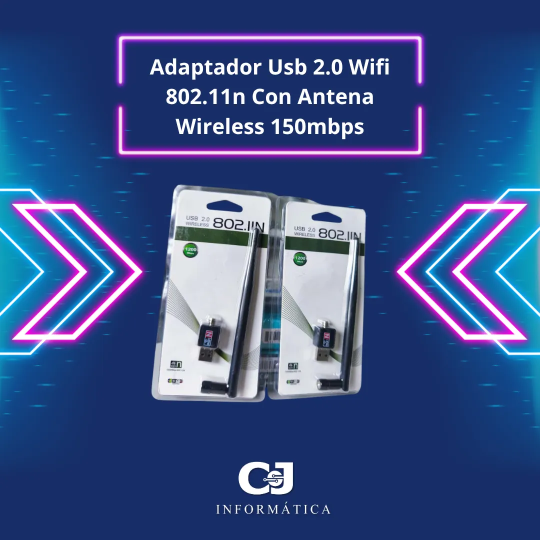 Adaptador USB WiFi 150Mbps